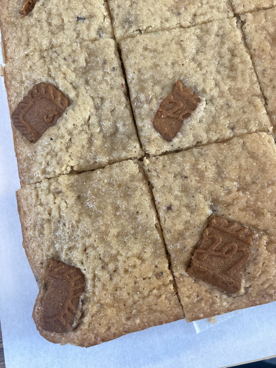 Biscoff Blondies