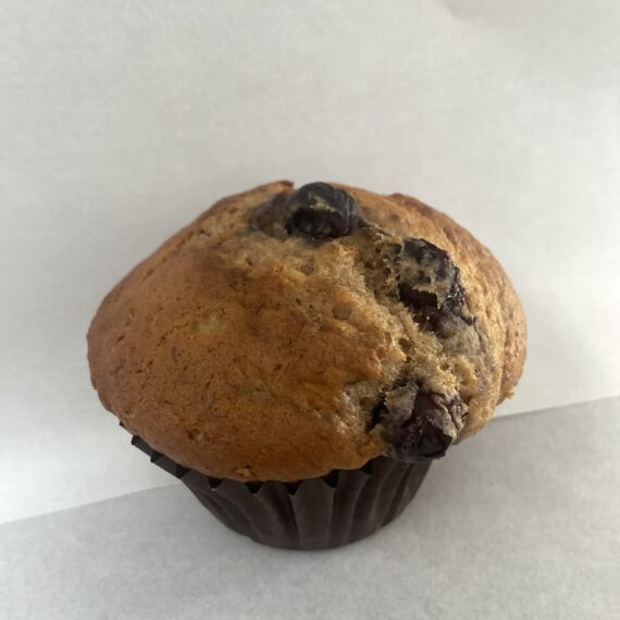 Banana blueberry muffin