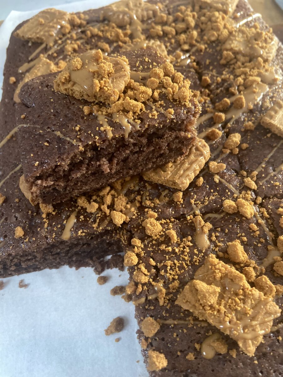 Biscoff brownies