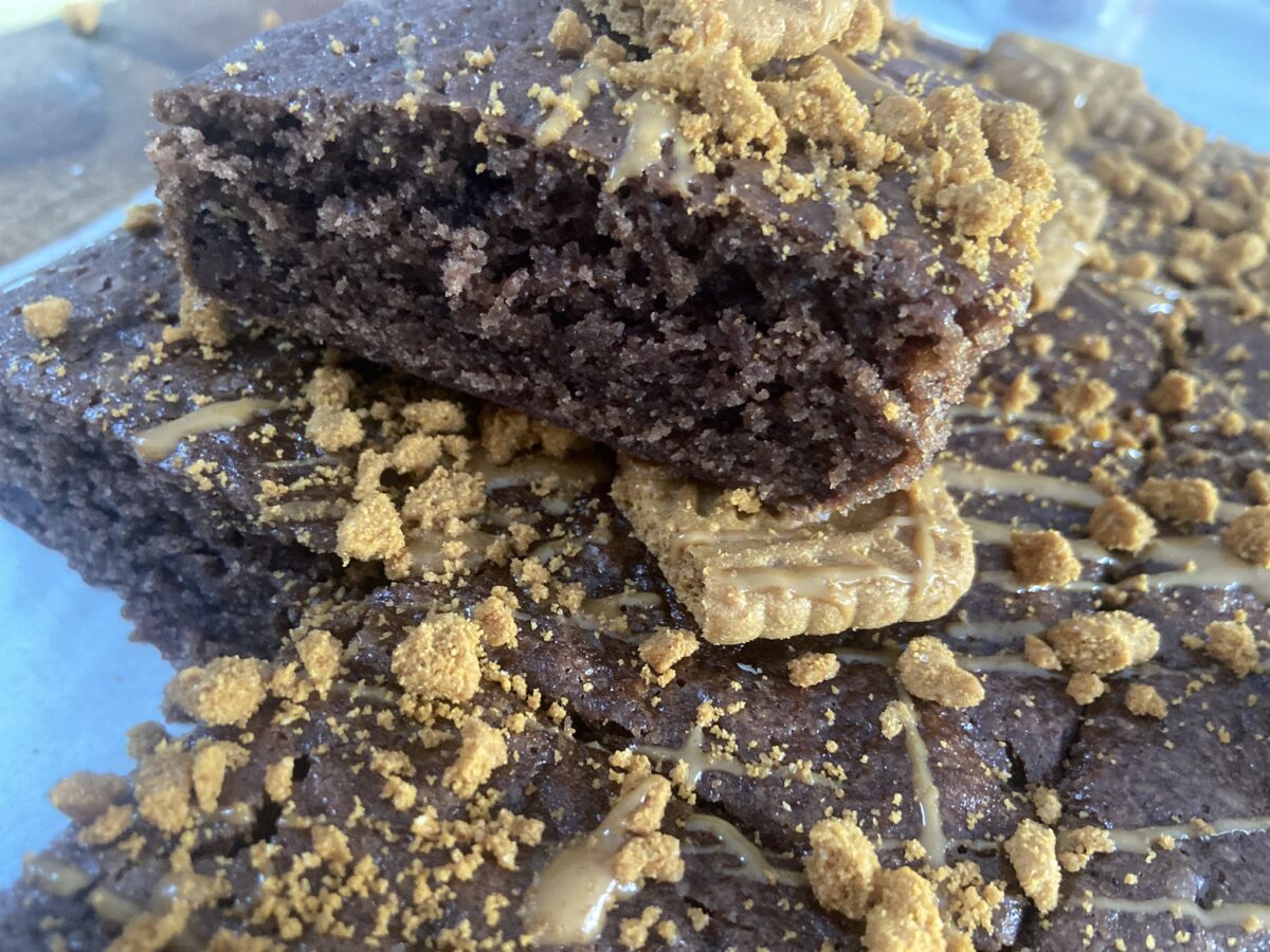 Biscoff brownies