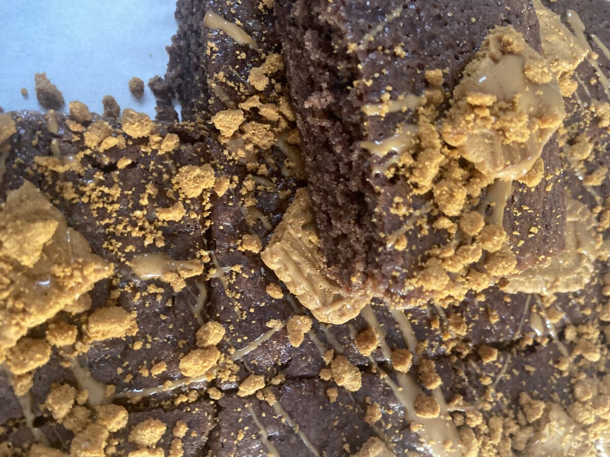 Biscoff brownies